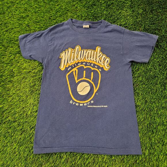 Vintage 1987 Champion Milwaukee Shirt XS 16x24 Single-Stitch - Picture 1 of 13